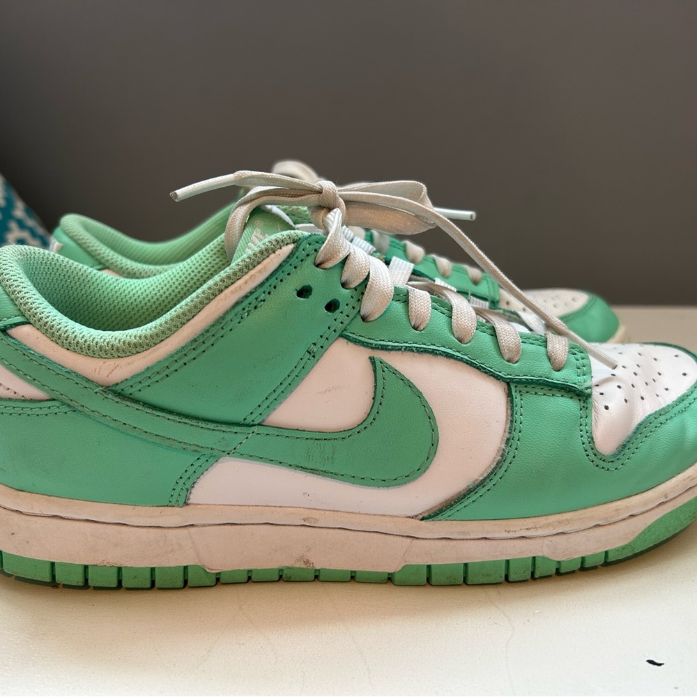 Nike Mint and White Sneakers